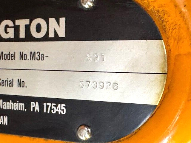 HARRINGTON CB400 40 TON HAND CHAIN HOIST 12′ LIFT