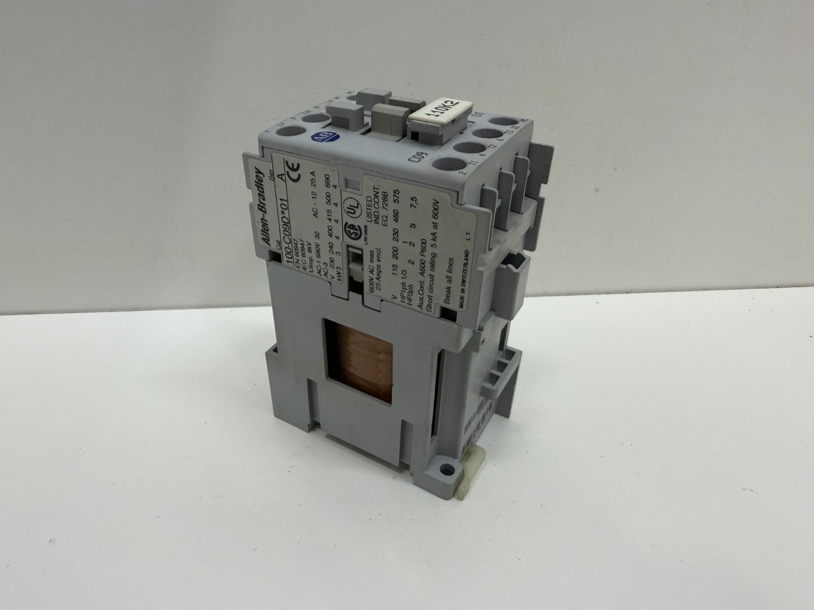 GOOD USED! ALLEN-BRADLEY 24V SER. A CONTACTOR 100-C09D01