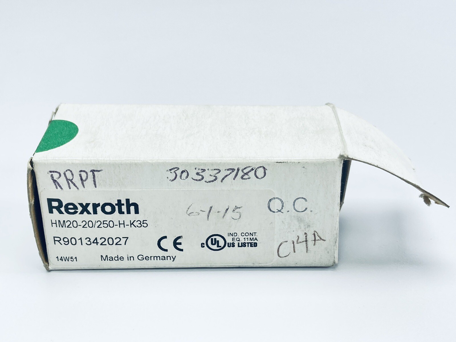 UNUSED REXROTH R901342027 PRESSURE TRANDSDUCER SENSOR 0-250BAR HM20-20/250-H-K35