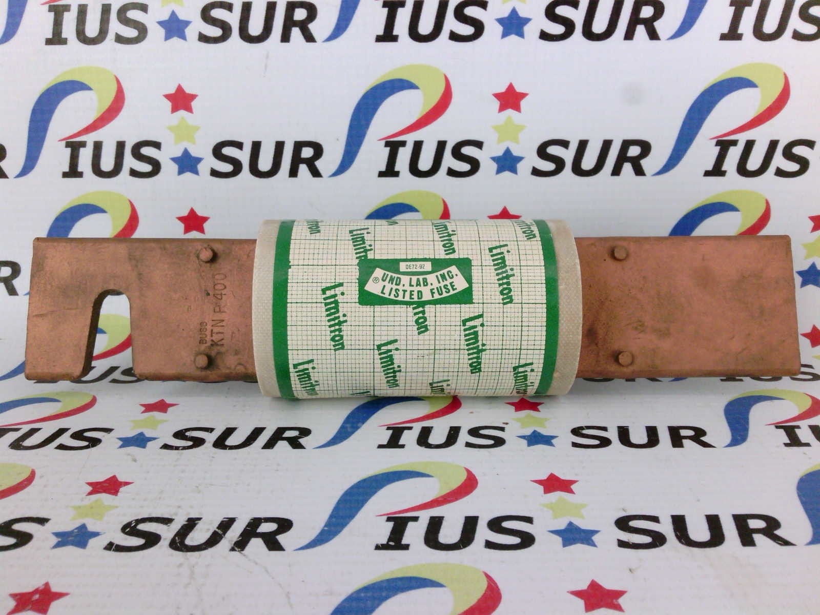 NSSP BUSSMANN LIMITRON KTN-R 400 AMP FUSE CLASS RK1 FAST ACTING 400A