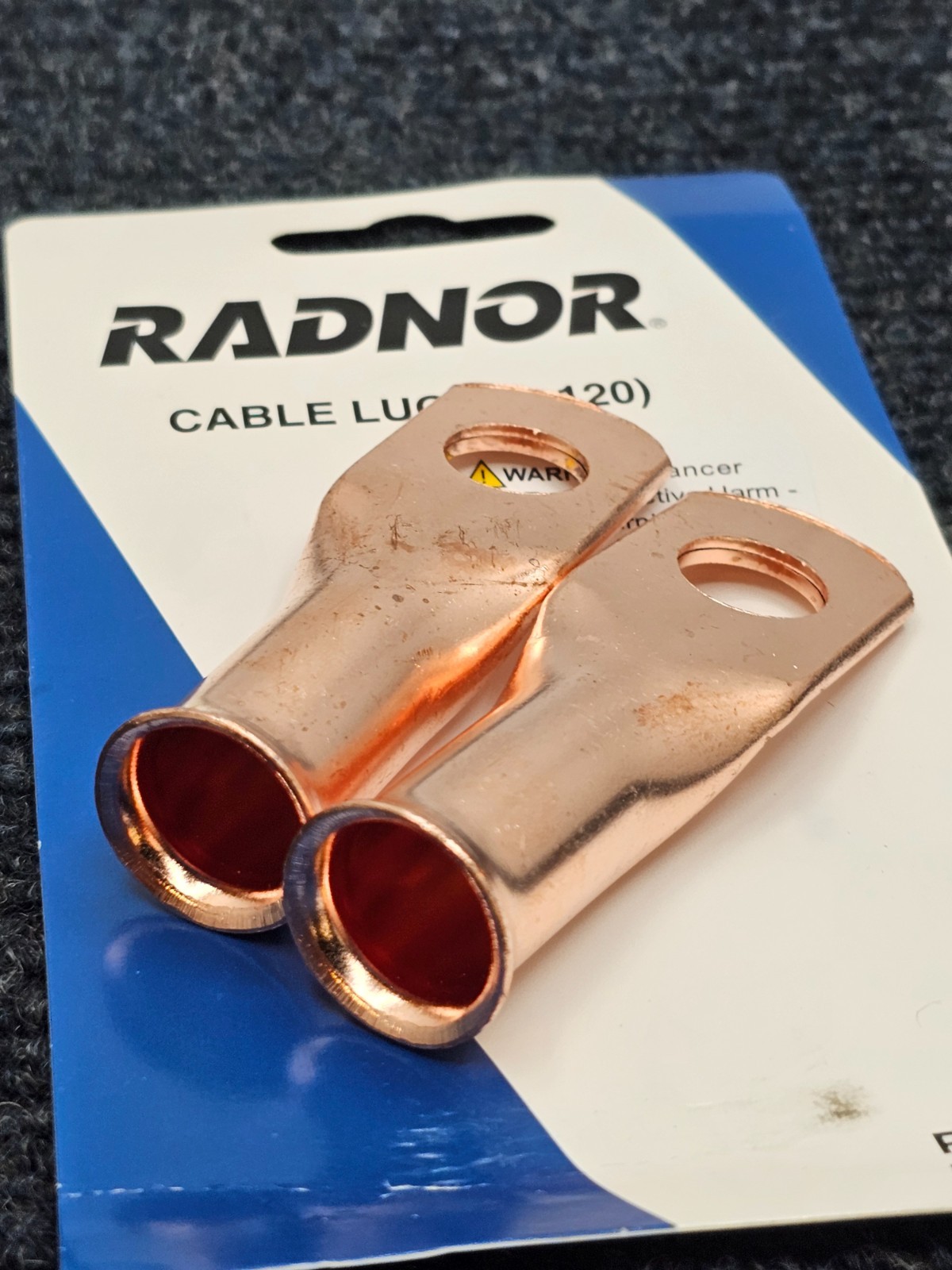 (6 PIECES) Radnor RAD64002143 64002143 L-120 Solder Type Cable Lugs 1-Hole