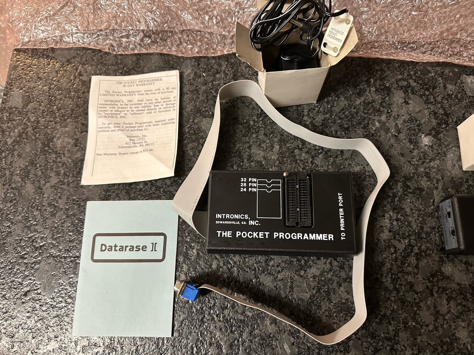 INTRONICS THE POCKET PROGRAMMER READING WRITING EPROM w/ Walling Datarase II