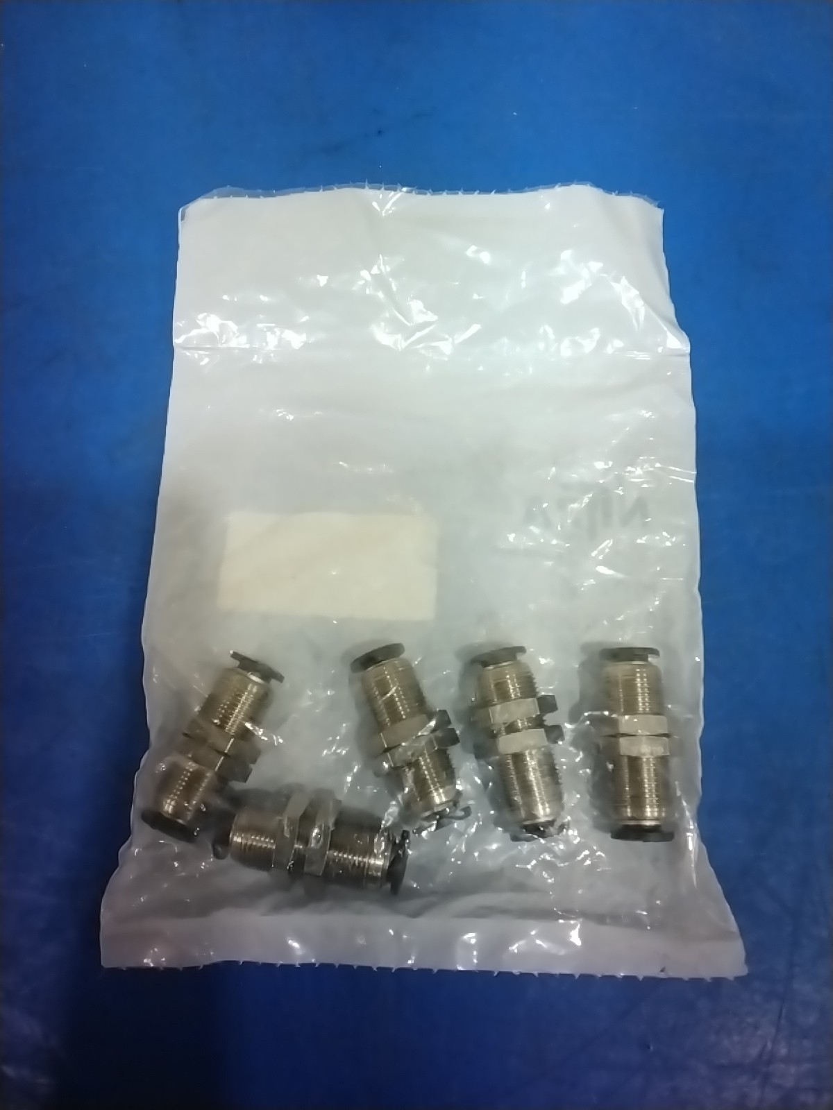 NITRA UB14 Bulkhead Union 1/4″, Pkg Of 5