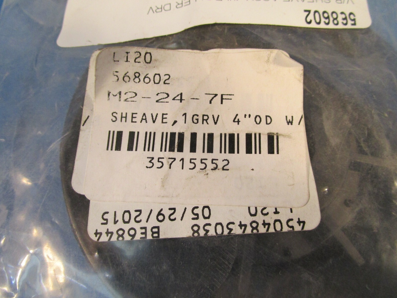 Intelligrated 568602 V Belt Sheave, 4″ Roller Drive, 3/4″ Bore (Fenner Drives)