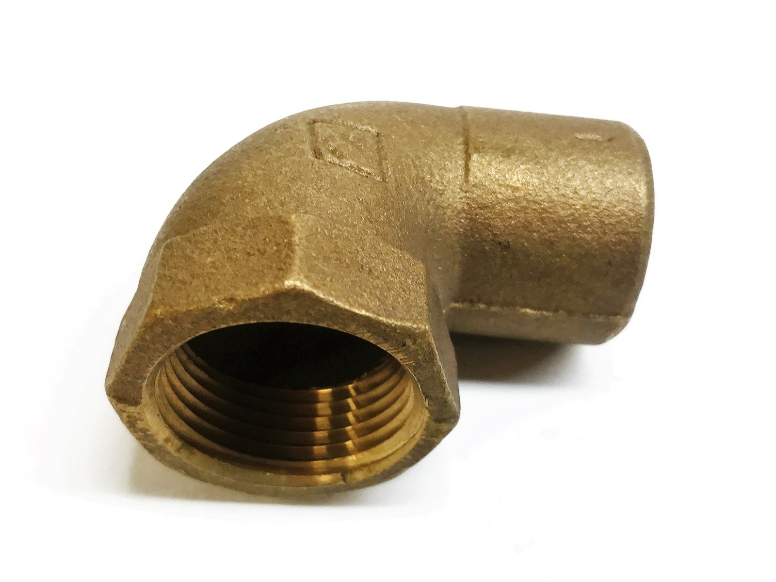 FF Bronze 1″ Female Pent x 1″ Sweat 90 Degree Elbow [Lot of 2] NOS