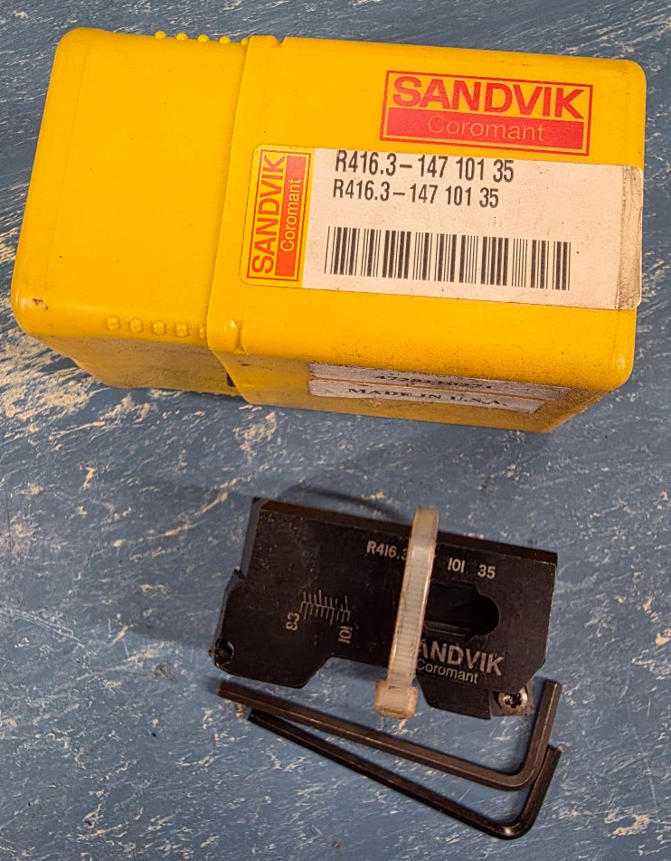 R416.3-147 101 35 Sandvik Coromant DuoBore Trubore Insert Cartridge Slide