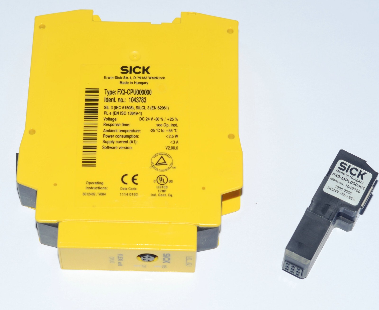 NEW FX3-CPU000000 SICK 1043783 Flexi Soft / Safe EFI-pro System SICK V2