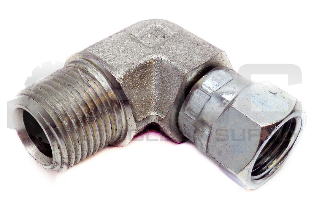 LOT OF 4 NEW PARKER 1/2″ ID SWL FEMALE 7/16″ ID 11/16″ OD MALE 90° ELBOW FITTING