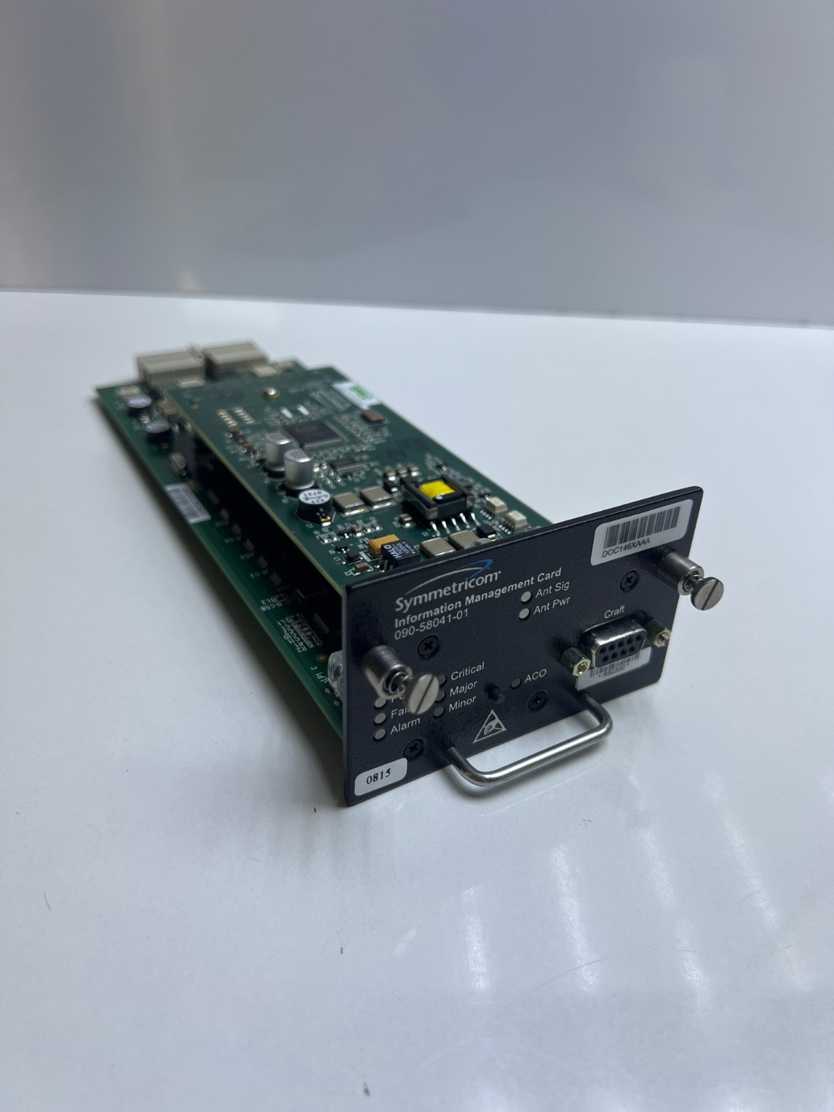 Symmetricom 090-58041-01 Rev E , information Management Card