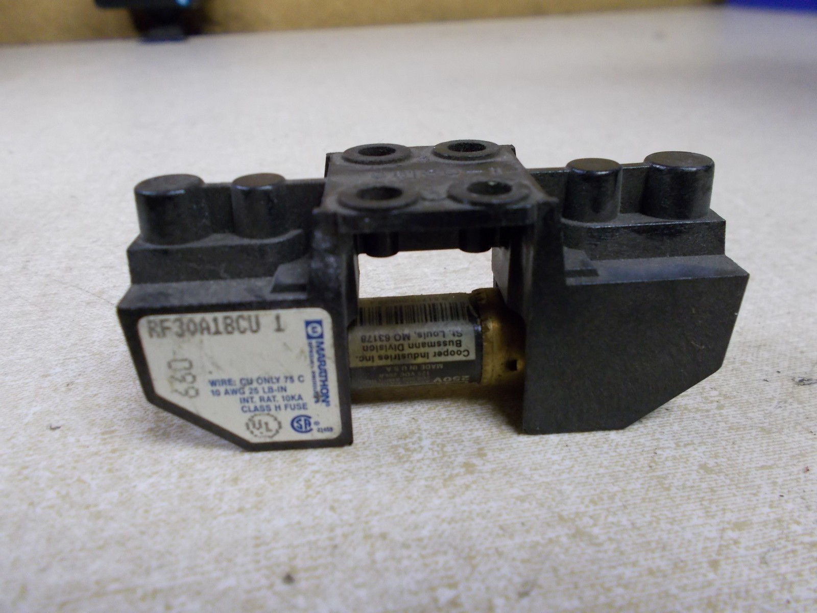 Marathon RF30A1BCU1 Fuseholder with Fuse FRN-R6 *FREE SHIPPING*