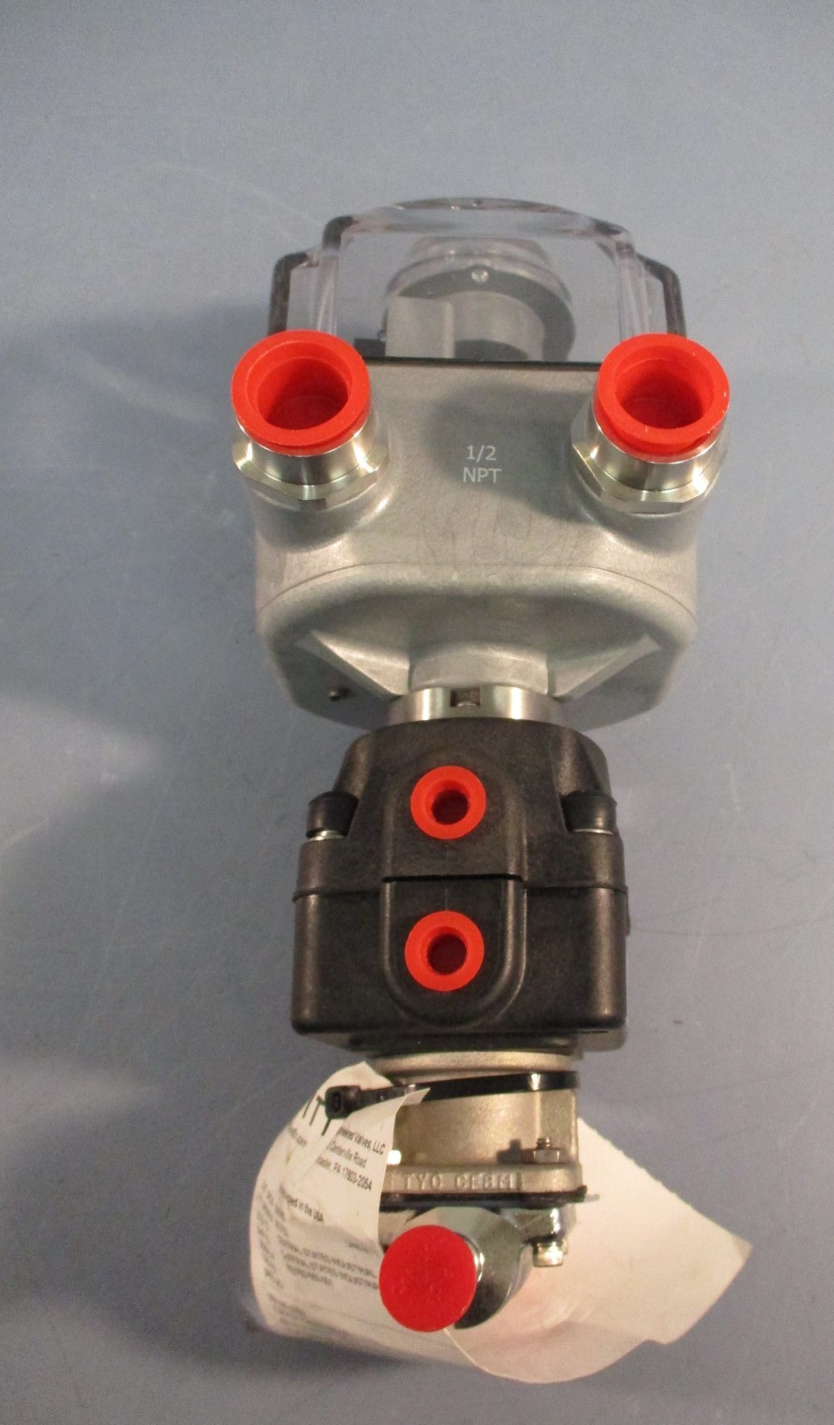 ITT PURE-FLO .38″ B204 w/PRISM by STONEL PM3311S02RS VALVE/ACTUATOR ASSEMBLY
