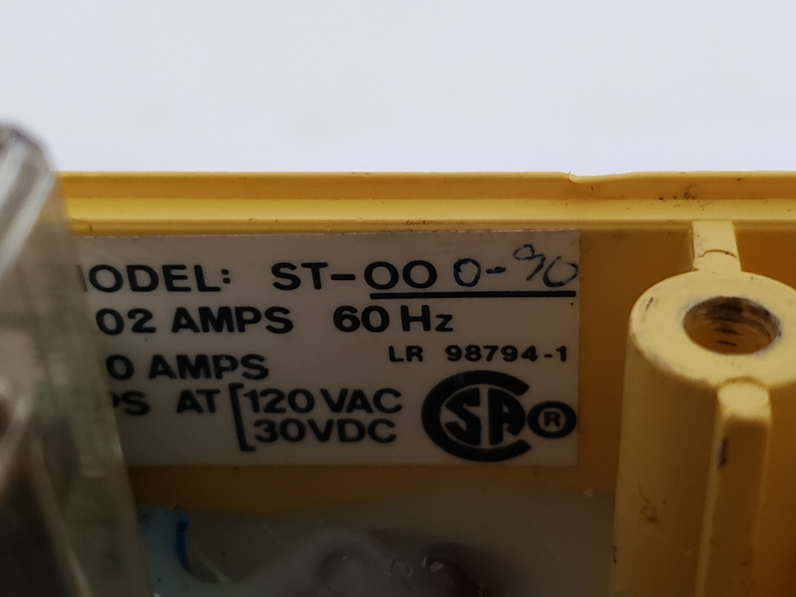 SOF TOUCH ST-000-90 INDUSTRIAL MACHINE SWITCH 102-132 VAC 10A