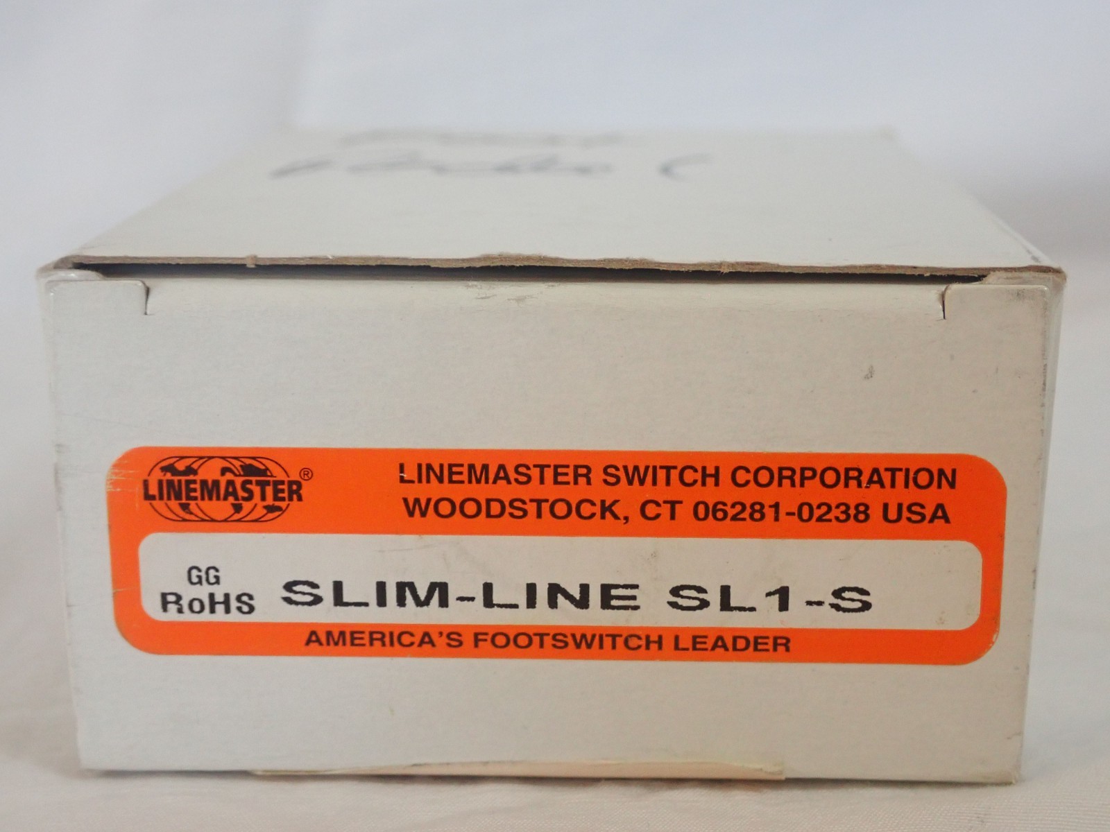 NEW LINEMASTER SWITCH CO SLIM-LINE SL1-S FOOT PEDAL