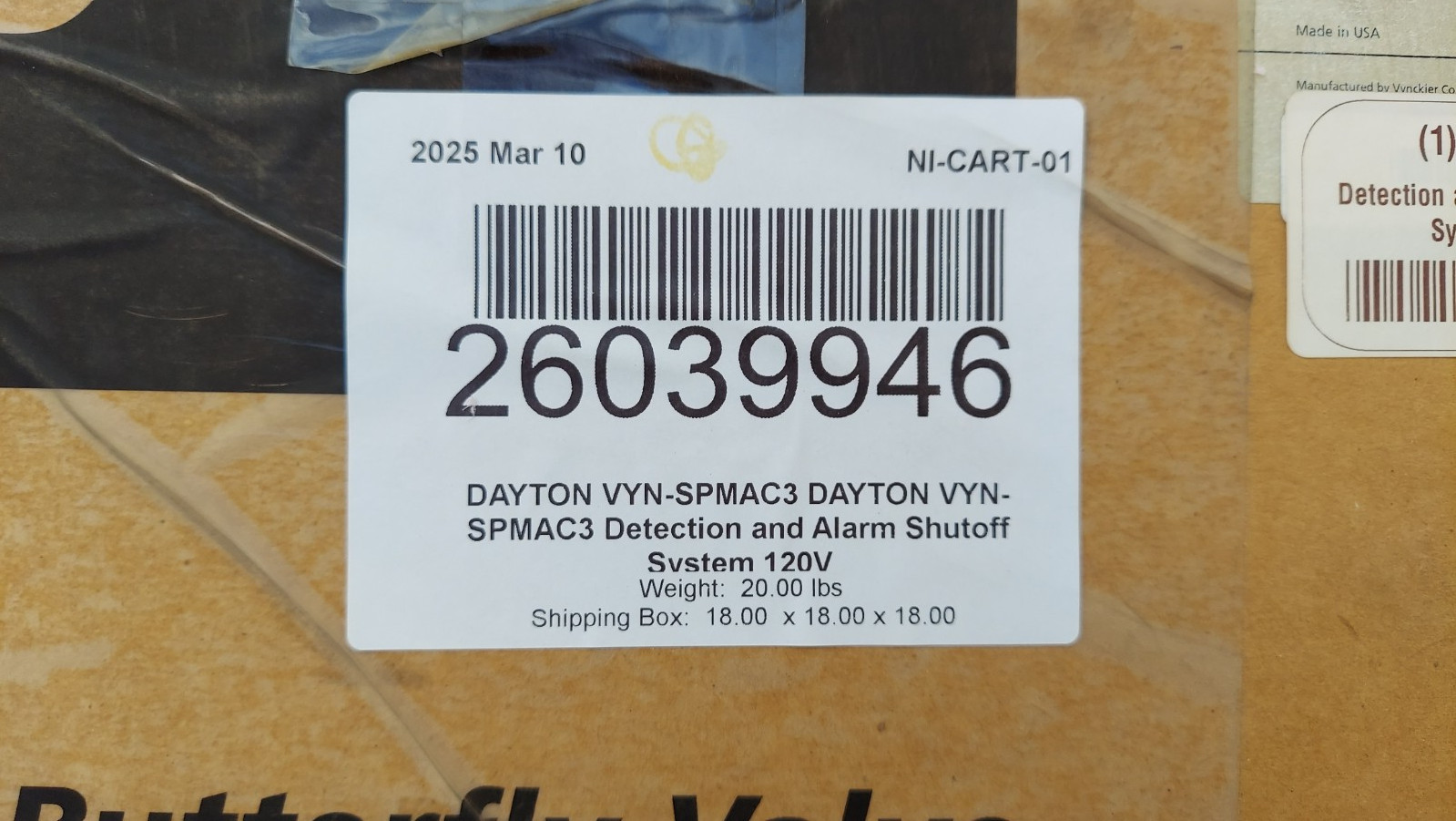 New Bray 70-0061-113D0-536K 2-Position Actuator