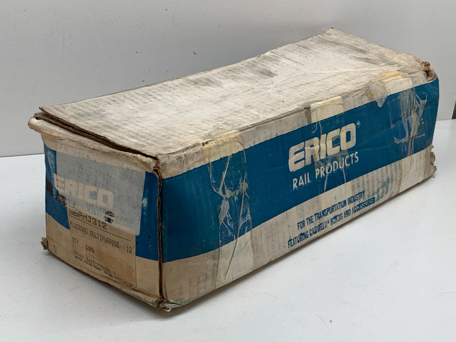 Lot of (25) Erico Rail Product SBPMJ312 12″ Plugbond Multipurpose Plug Bond Kit