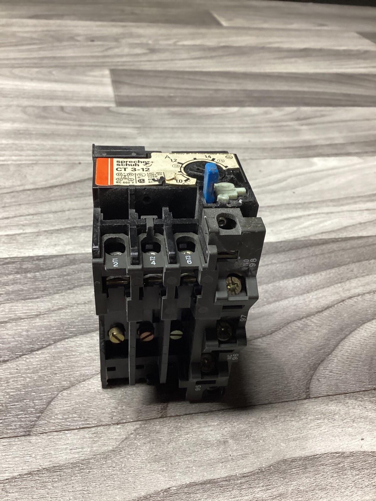 SPRECHER + SCHUH CT 3-12 OVERLOAD RELAY #131N3