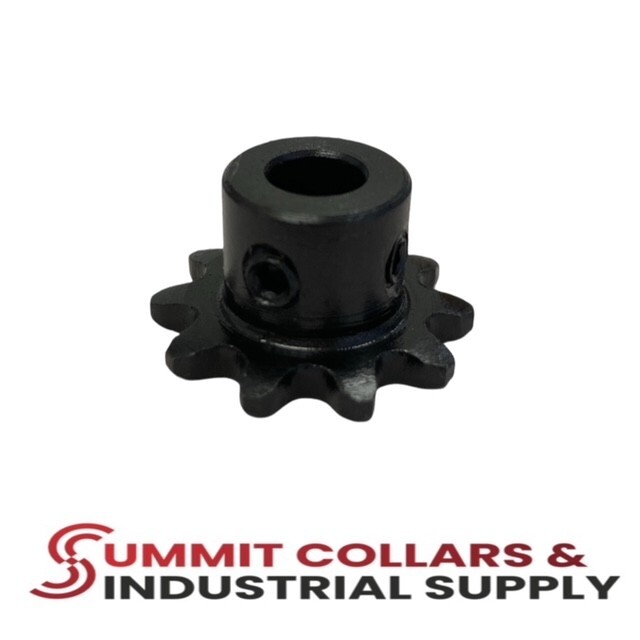 #25 Roller Chain Sprocket B Type 1/4” Bore 10 Tooth 25B10H-1/4