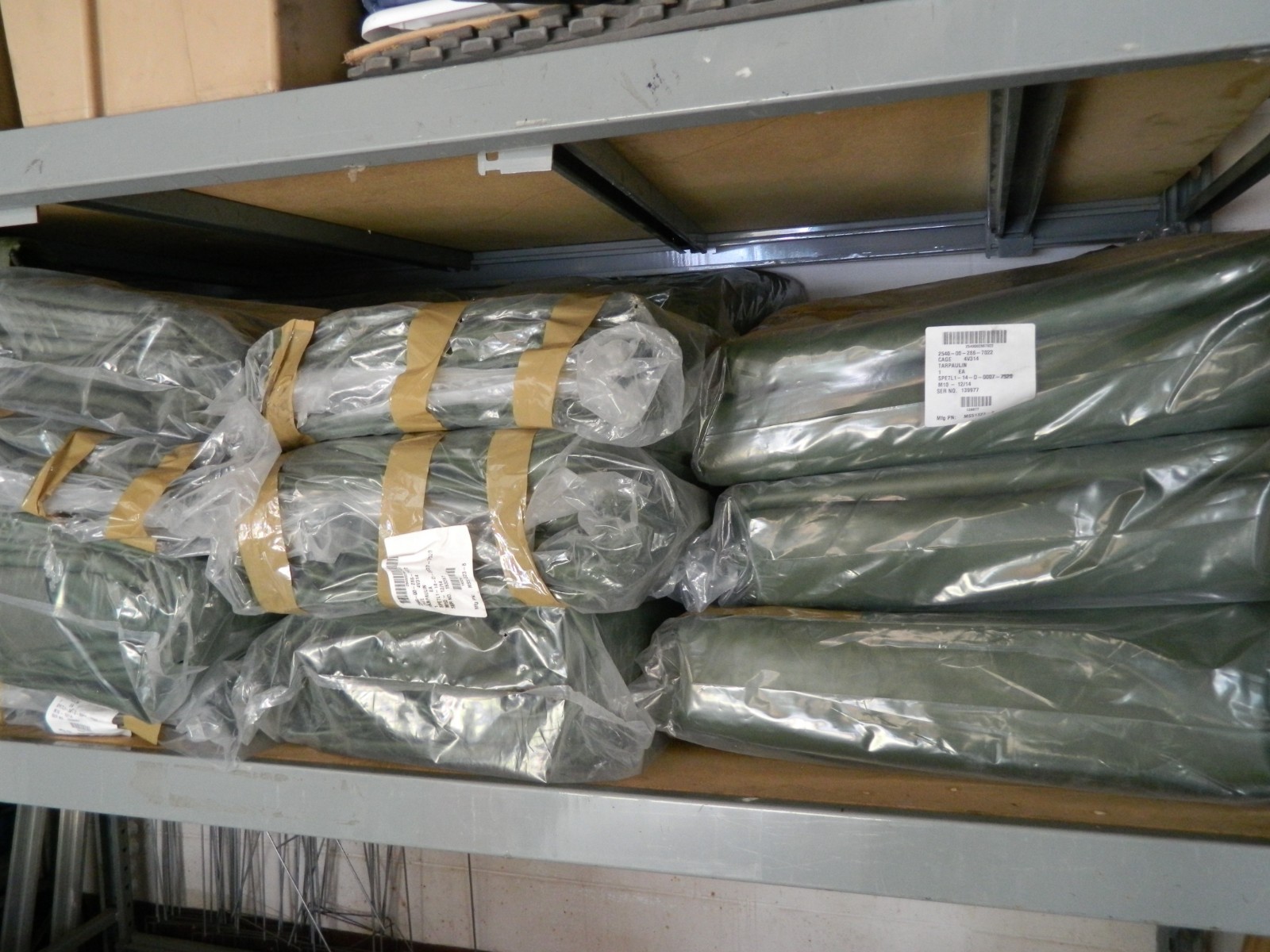 TARPAULIN MILITARY COVER EXTREME DUTY APPROX. 14FT X11FT