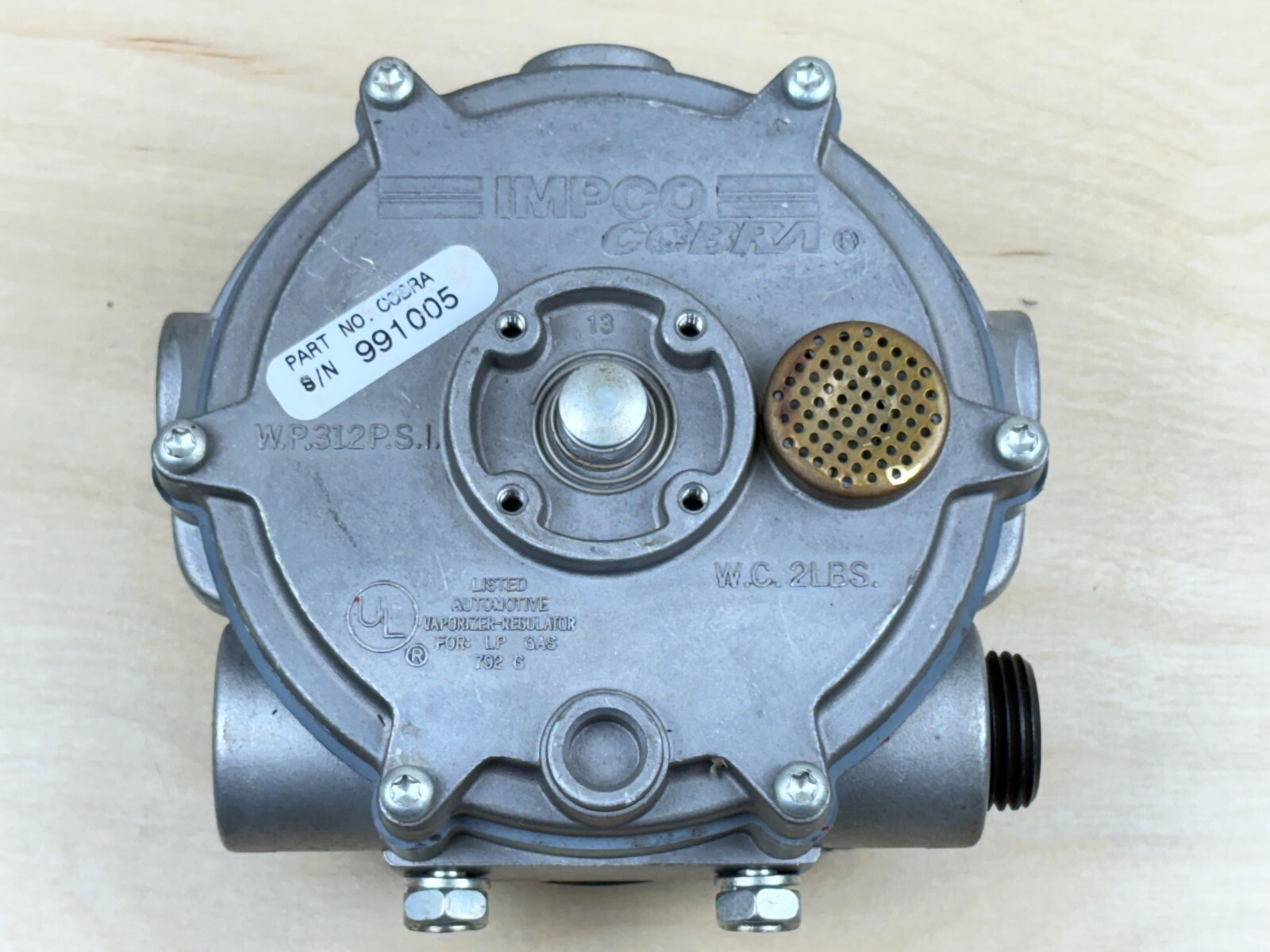 IMPCO Cobra Propane Regulator Converter