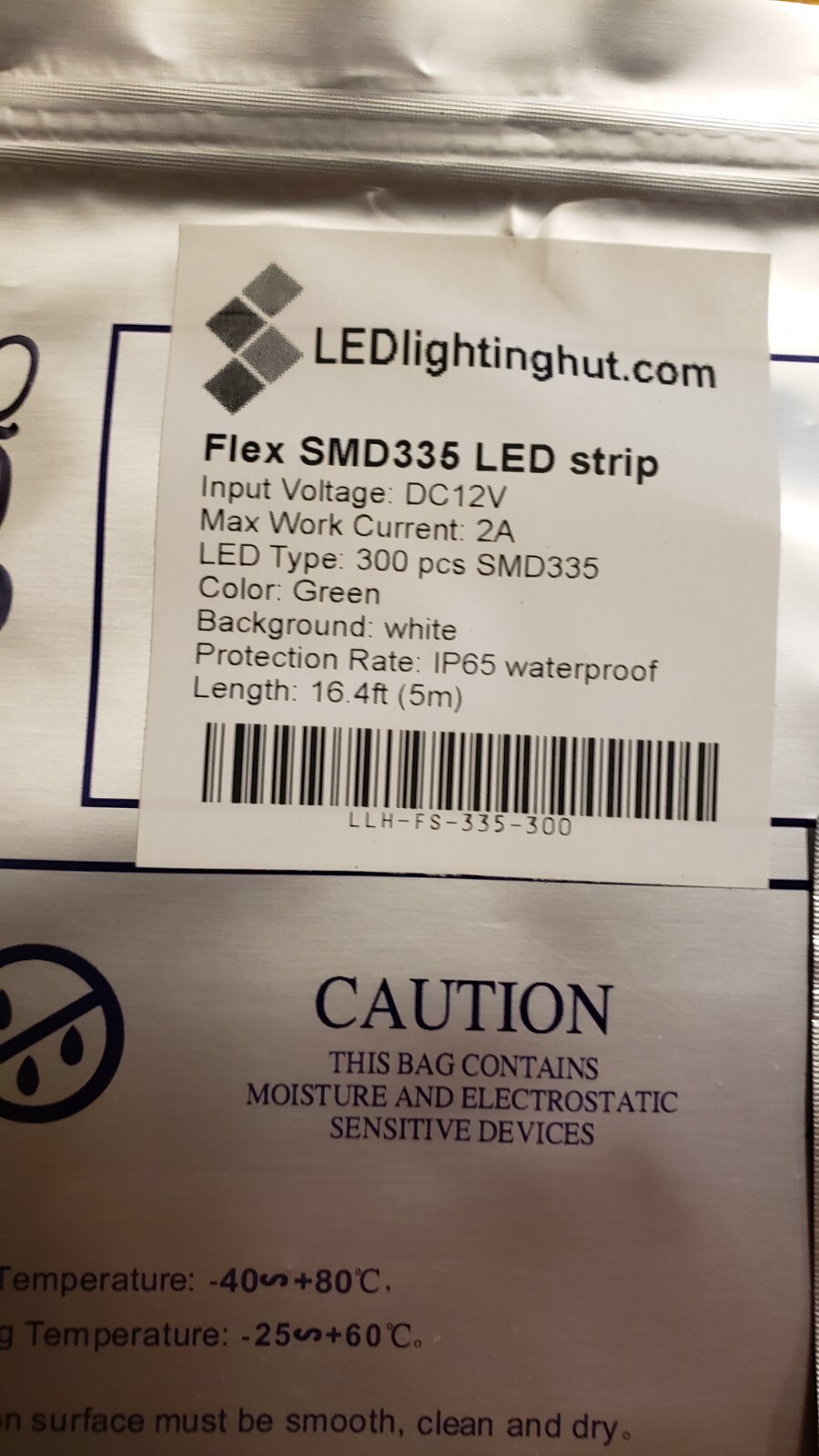 NEW Reel of LED SMD Flexible Light Strips Side 60led 5M Green 335LED SMD335 335