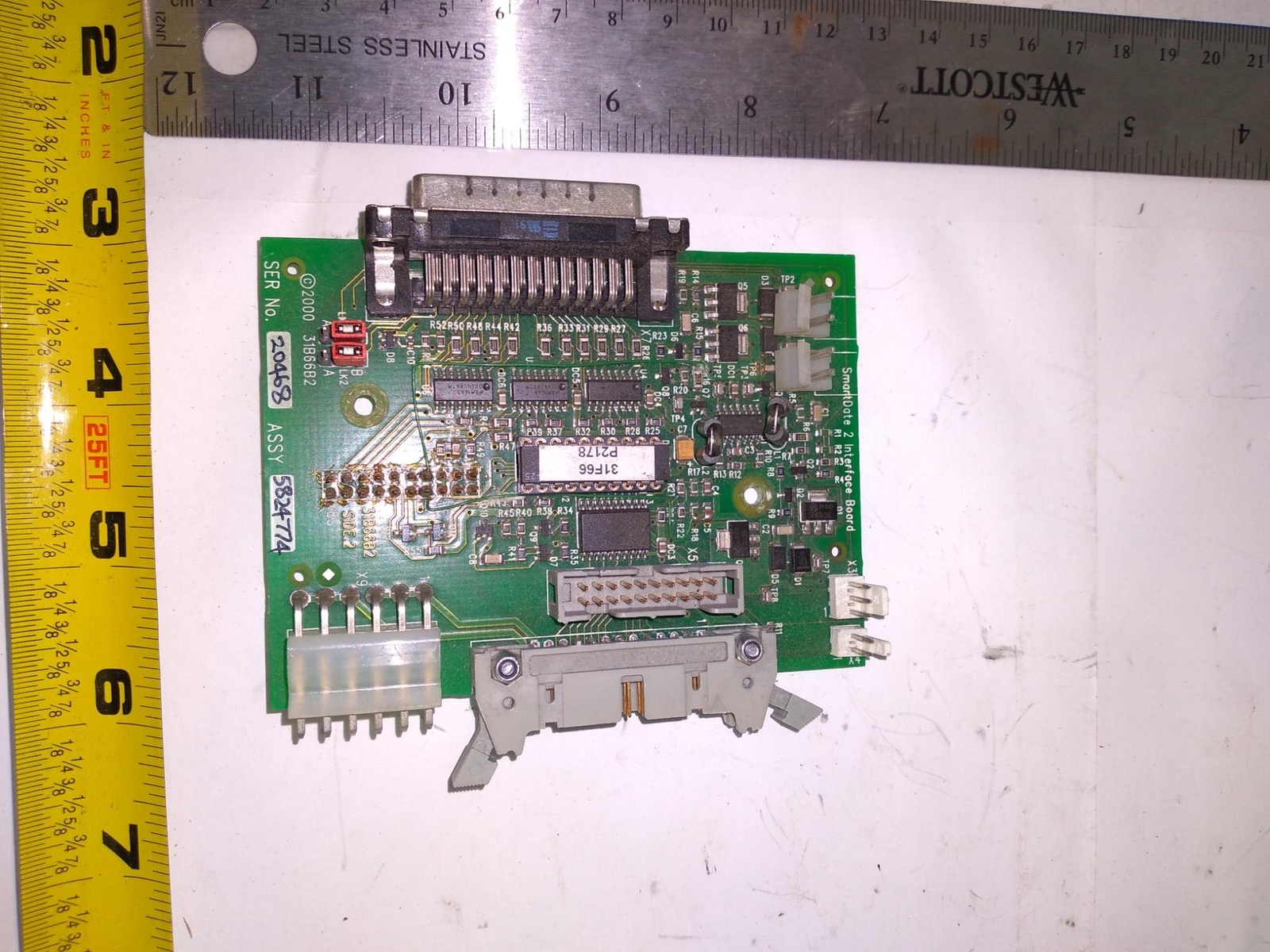 SMARTDATE 2 INTERFACE BOARD 20468 31B66B2 5824774