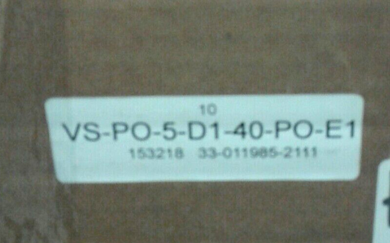 VS-PO-5-D1-40-PO-E1 / 153218 / 33-0011985-2111 Case Of 10