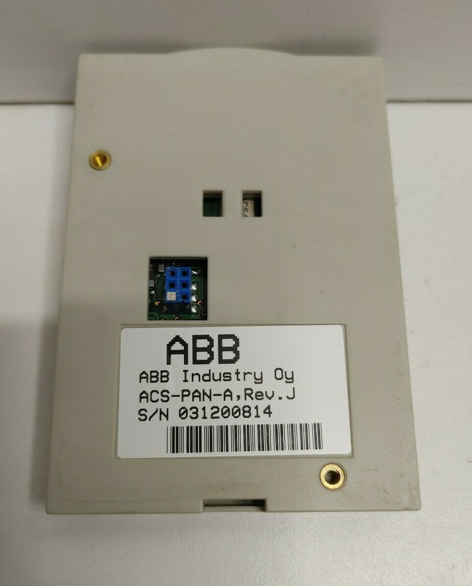 NEW OLD STOCK! ABB REV.J 480V OPERATOR KEYPAD DISPLAY ACS-PAN-A