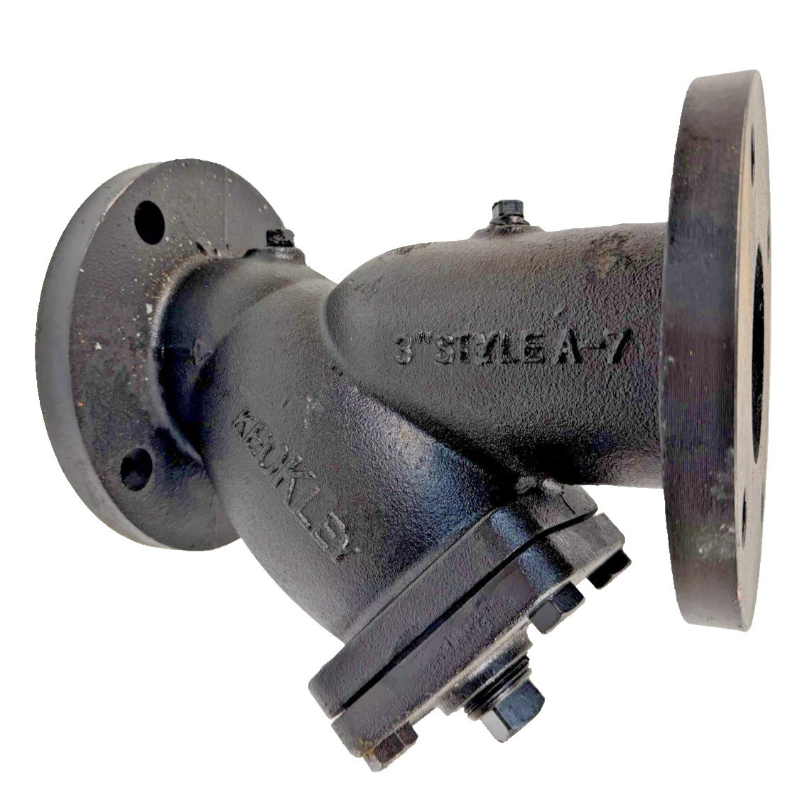 3″ WYE STRAINER Flanged- GAS -STEAM- AIR- CAST IRON STAINLESS MESH