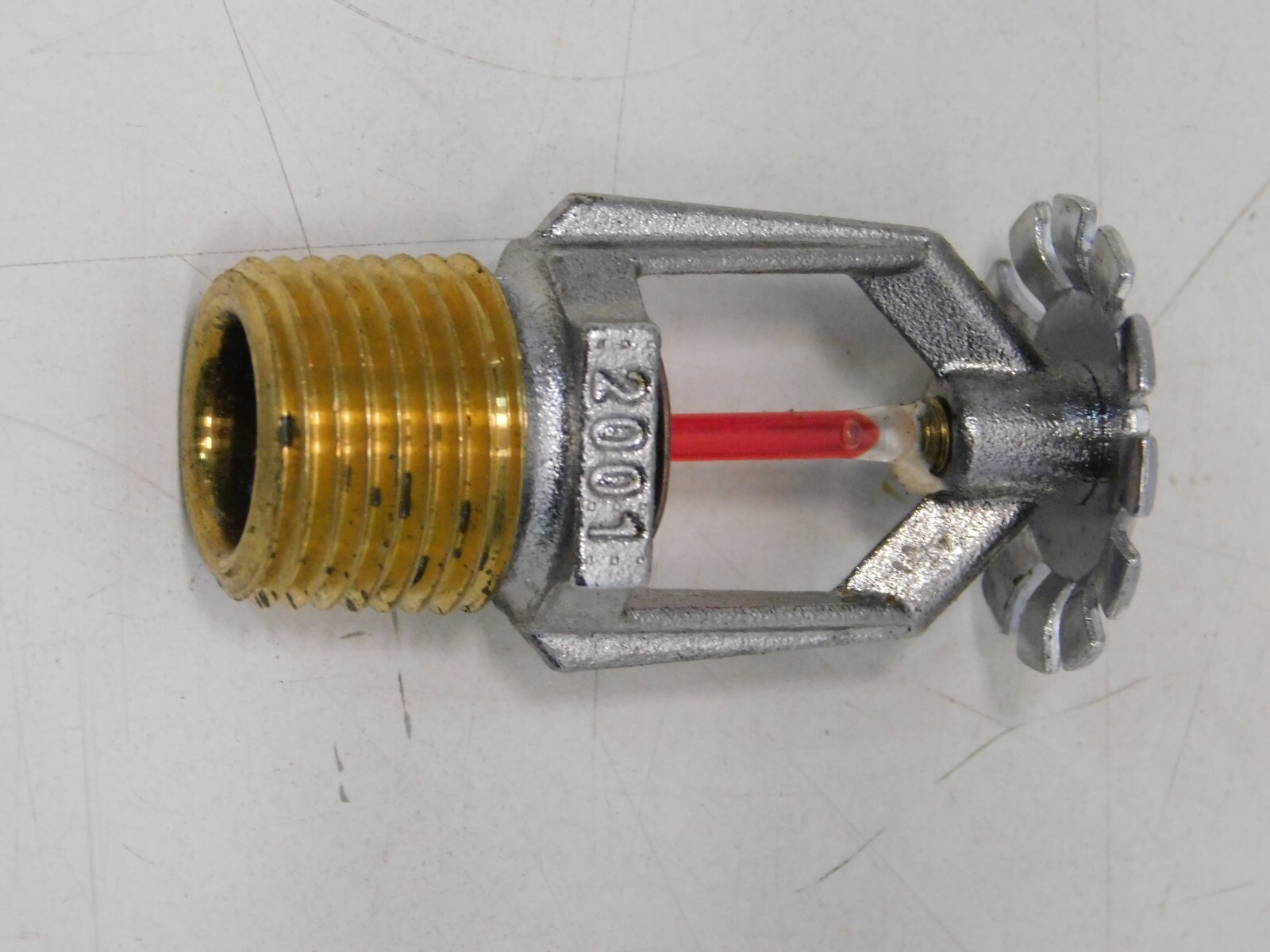 NEW Lot of 5 GEM Fire Sprinkler Head Bulb 573719155 Mod A PD 155 DEG CP 1/2″ QR