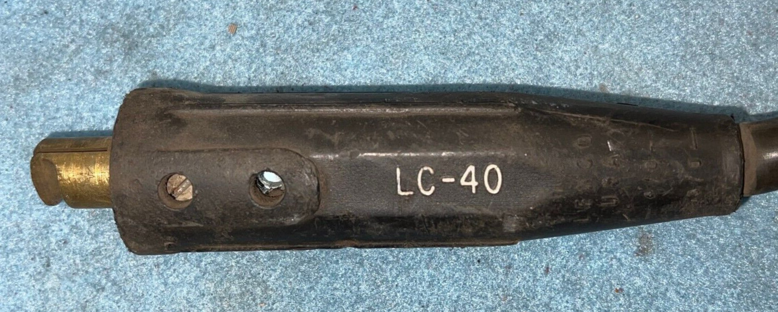LENCO STICK ELECTRODE COPPER CABLE LC-40 1/0-2/0 1/2″ THICK 10′ LENGTH
