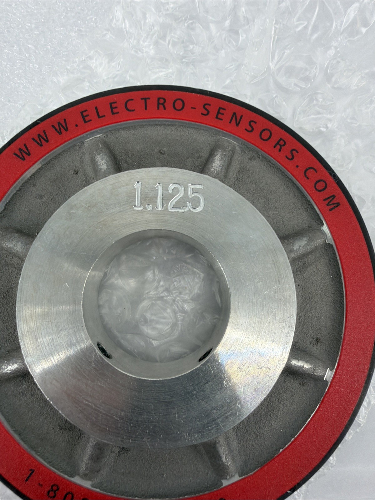 Electro-Sensors 700-211125 Magnet Wheel, 1-1/8in Bore, 199SM, 60PP, Aluminum Hub