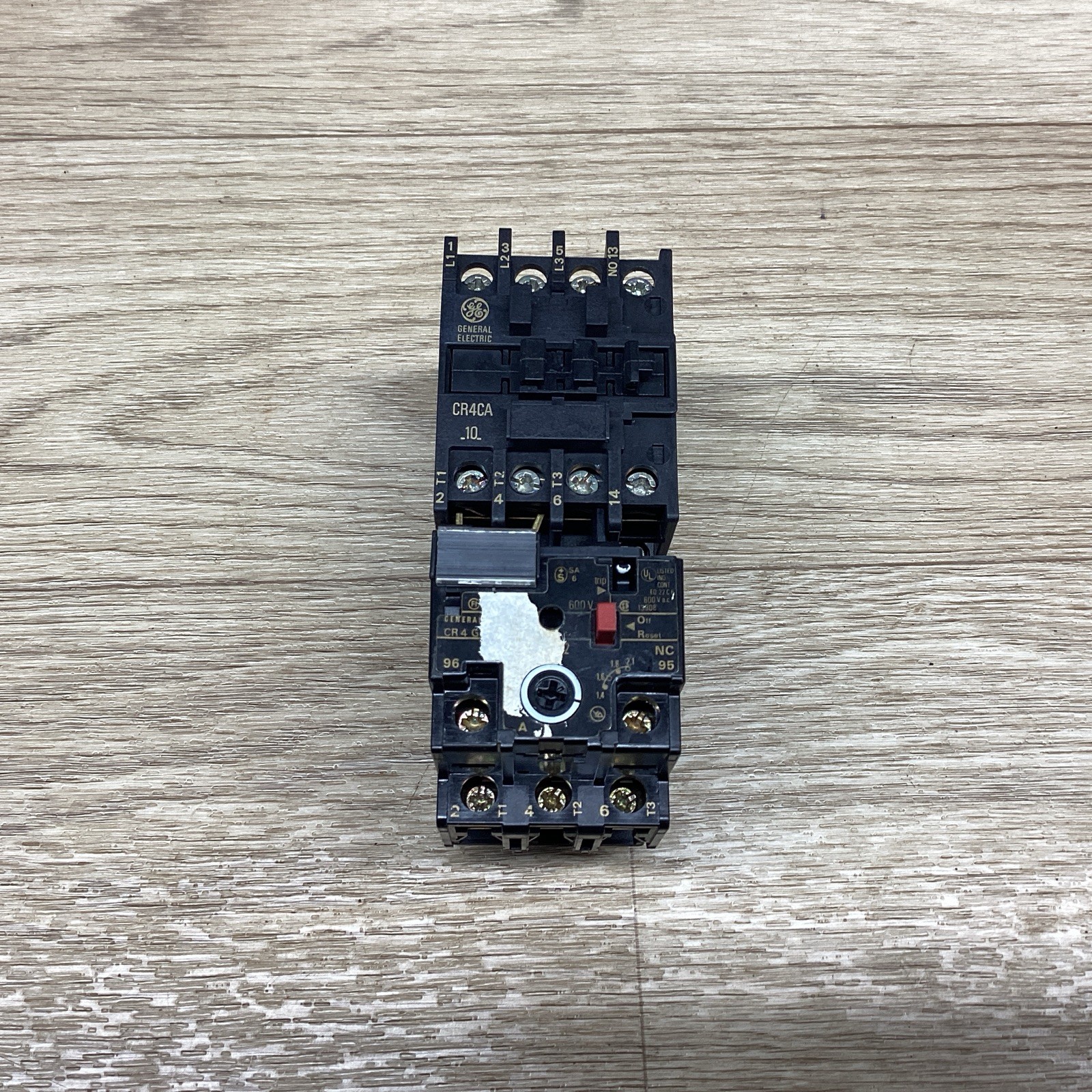 GENERAL ELECTRIC CR4CA W/ CR4G1TF CONTACTOR #819PT146*CO