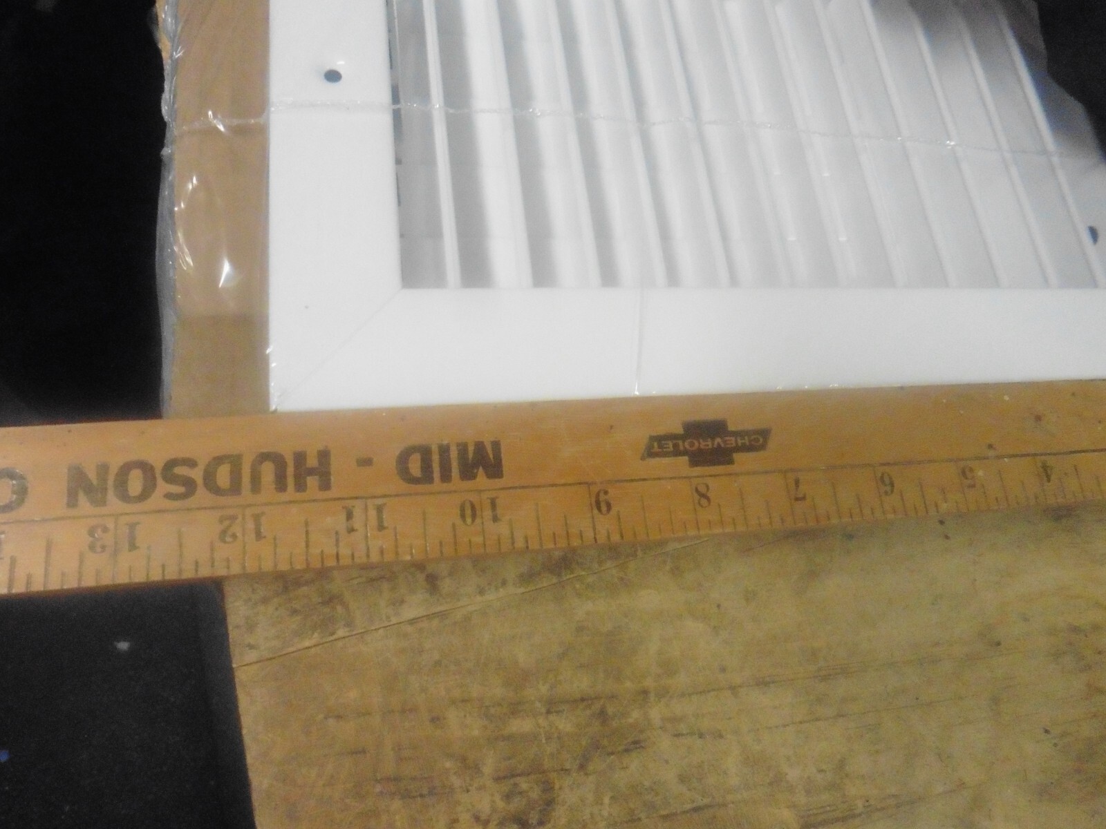 Krueger vent register diffuser 800V face=12×8 neck 10×6 ceiling louvre adjustble