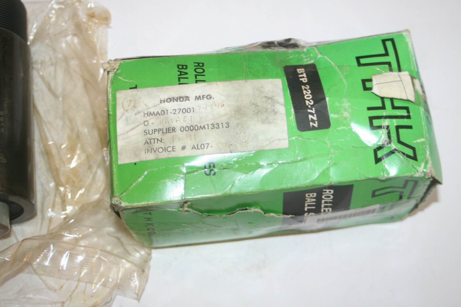 THK BTP2202-7ZZ, 3.137-12 (AN-16) Rolled Inch-Series Ballscrew Nut 0.500″ * NEW