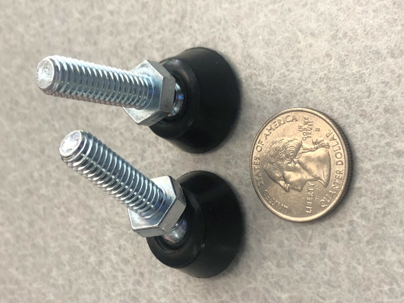 2 – Pack – Stud Mount Articulating Swiveling Feet Leveler / Level USA