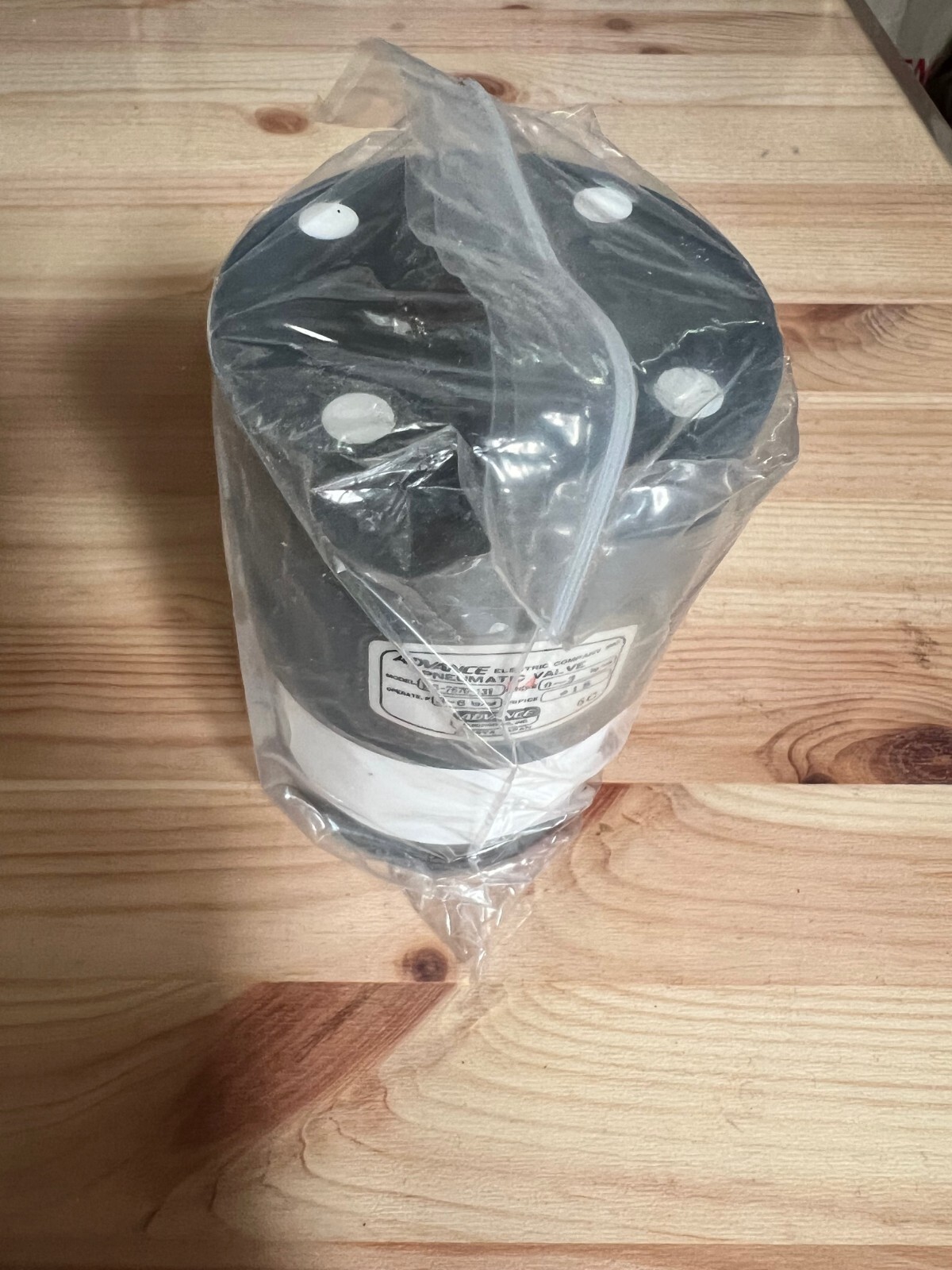ADVANCE Electric Company DS-7670-131 Pneumatic Actuated Teflon Chemical Valve