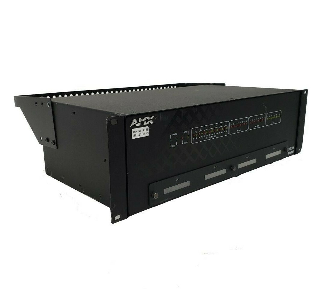 AMX NI-4100 Netlinx 7-Port 4-Slot RS232/485 Central Controller Rack Mounted