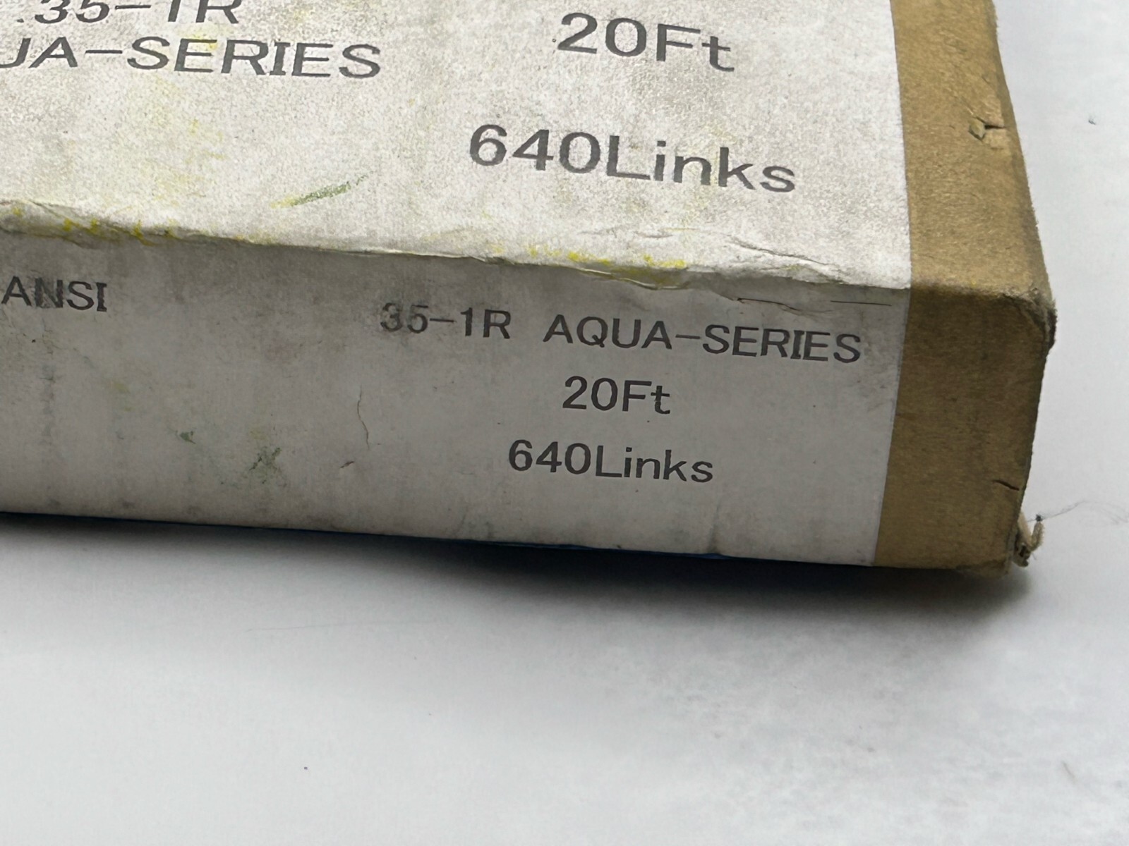 HKK Chain ANSI 35-1R AQUA-SERIES 20Ft 640 Links NEW