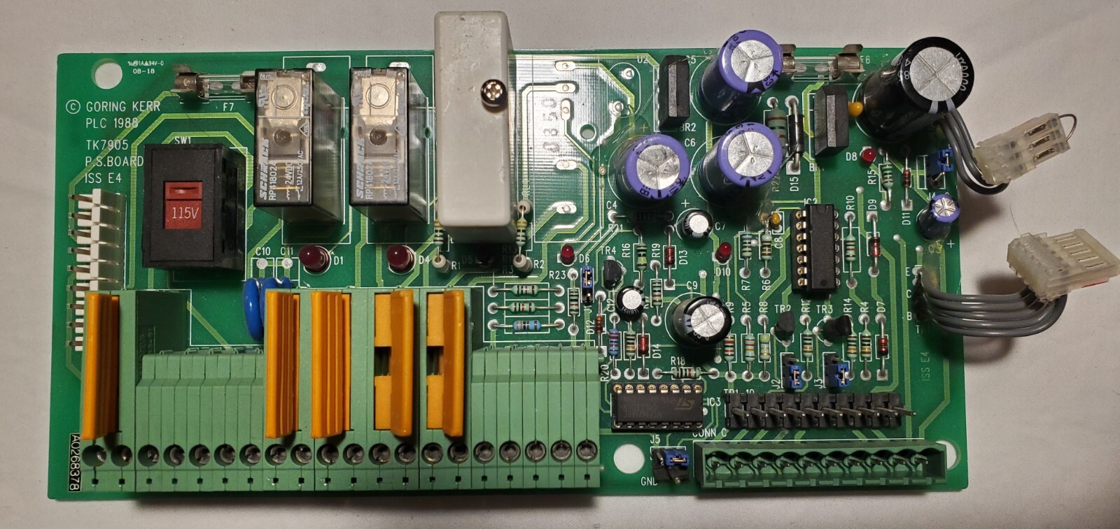 Gorin Kerr Tektament 21-DSP 1 Power Supply PCB TK7905 Tested
