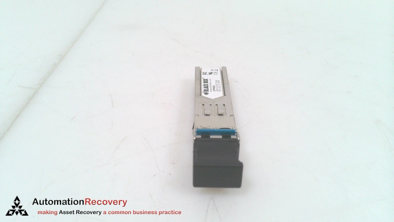 BLACK BOX LFP403 SFP OPTICAL TRANSCEIVER W/ EXT. DIAGNOSTICS, NEW #326181