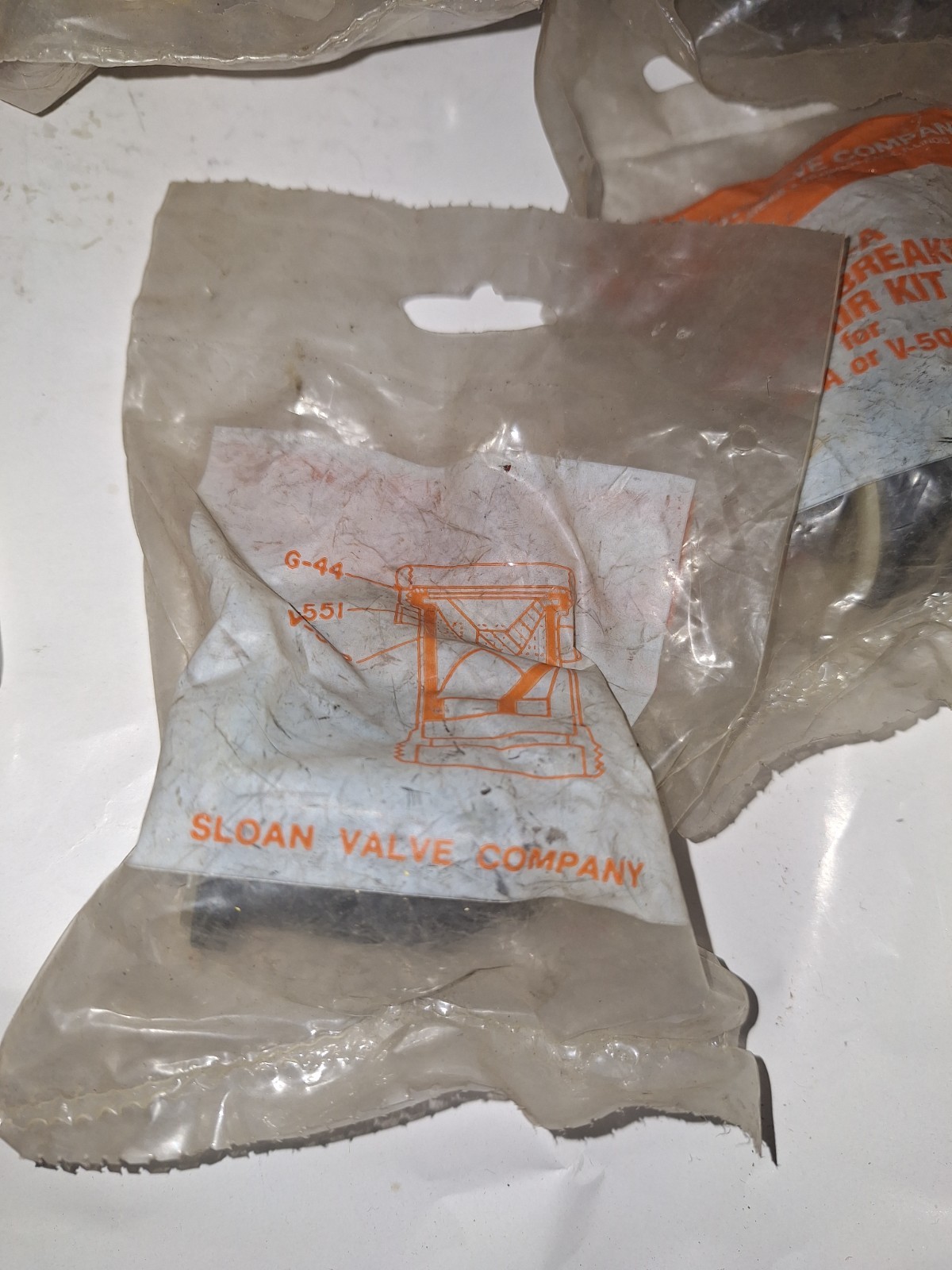 NEW LOT OF 7 SLOAN V-551-A VACUUM BREAKER REPAIR KITS FOR V-500-A OR V-500-AA
