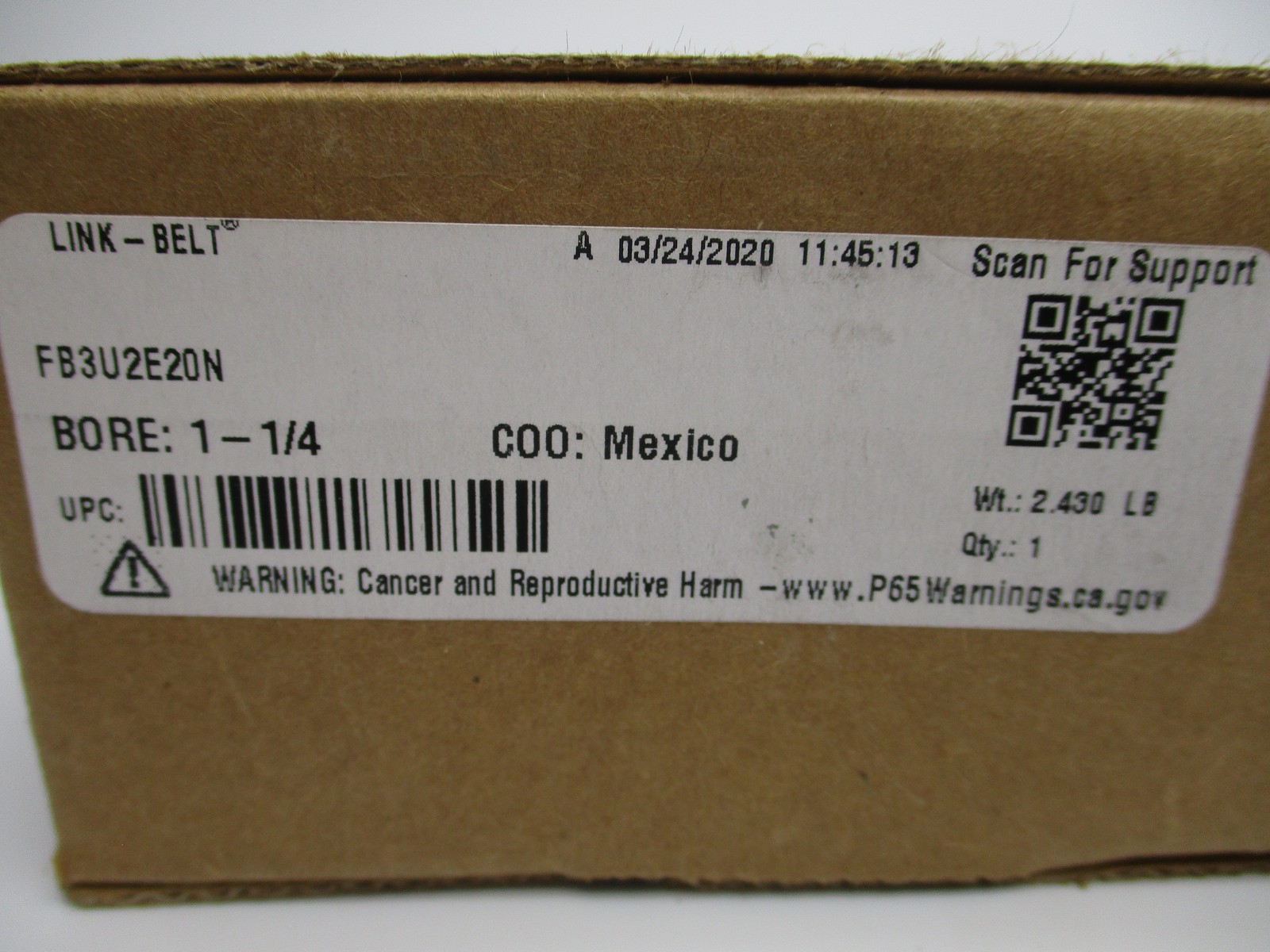 REXNORD FB3U2E20N 1-1/4″ NSMP
