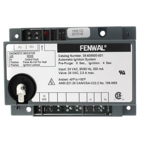 Fenwal 35-605500-001 24V Direct Spark Ignition Control – Industrial Applications