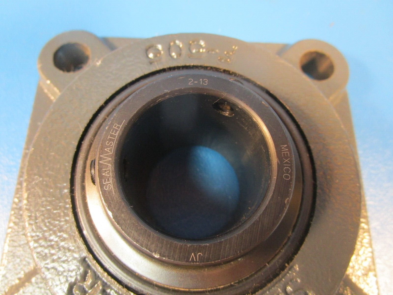 SEALMASTER SF-19, 4-Bolt Flange Mount Ball Bearing Unit, 1-3/16″ Bore, Set Screw