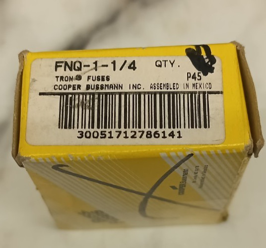 Buss FNQ-1-1/4 Bussmann Fuse (BOX OF 3)