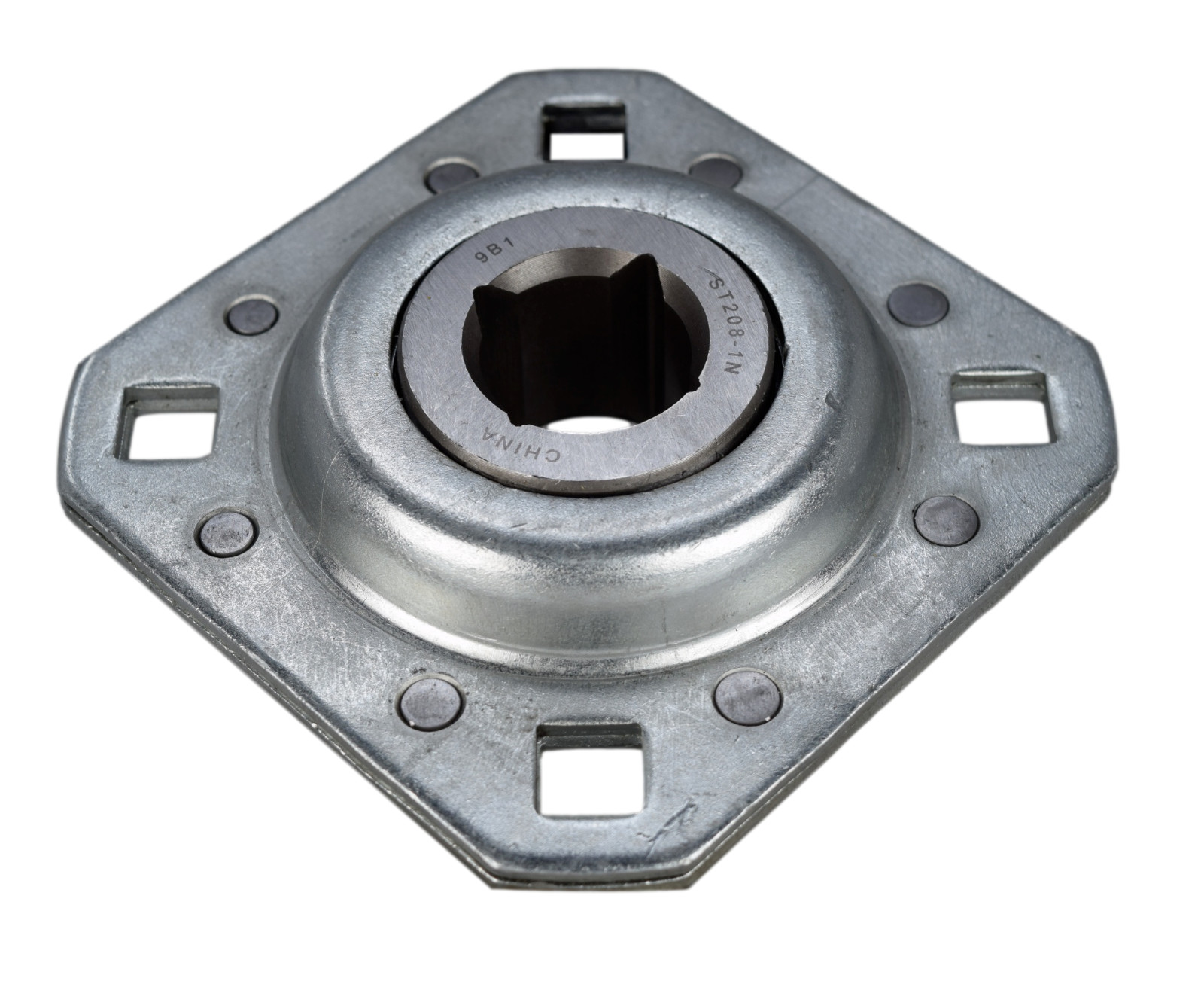 FD209RM, FD209R, DHU1-1/8S-209 Riveted Flanged Disc Harrow Bearing 1-1/8″ Bore