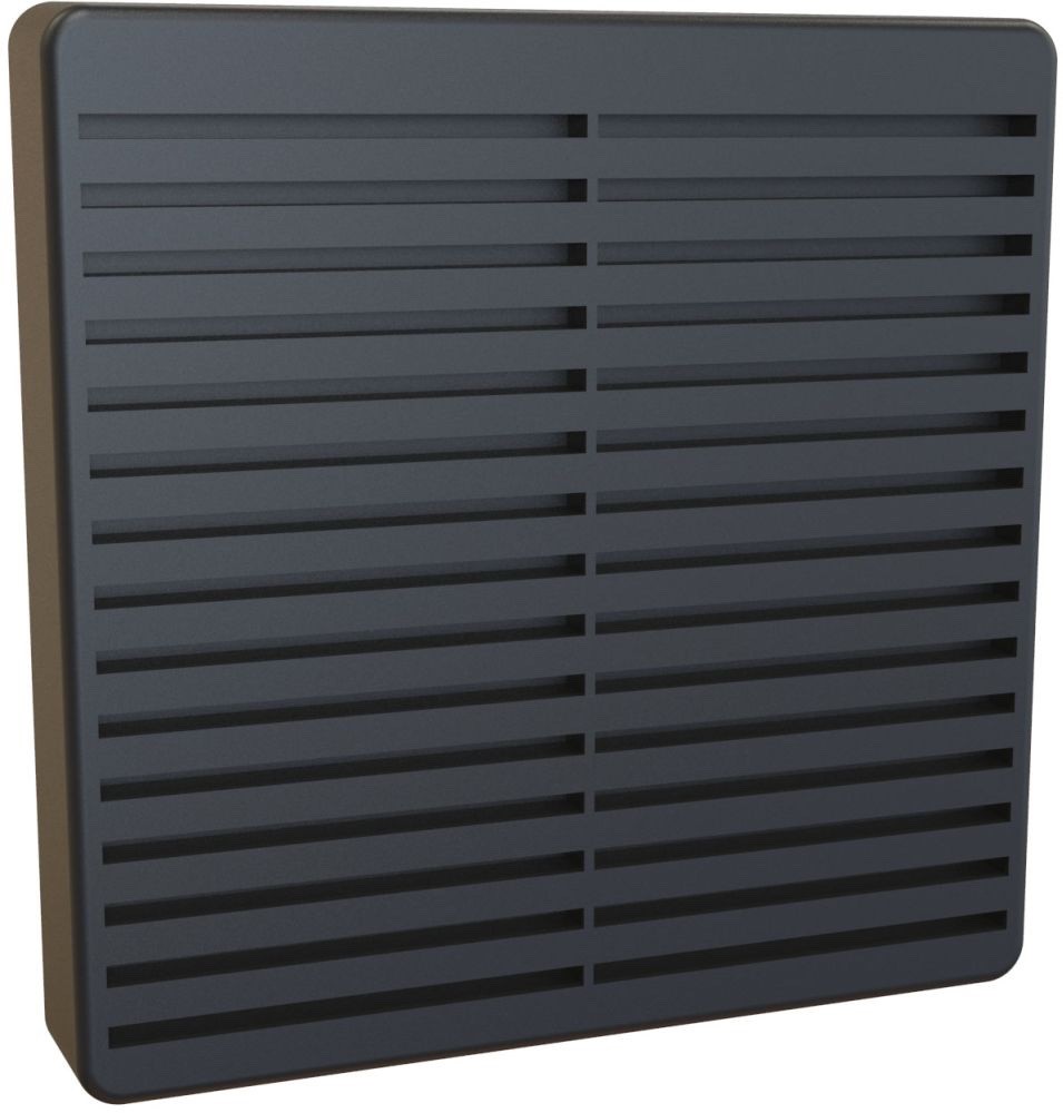 HAMMOND MFG XPFA120BK 120mm Black Fan Synthetic Filter and Grill Cover