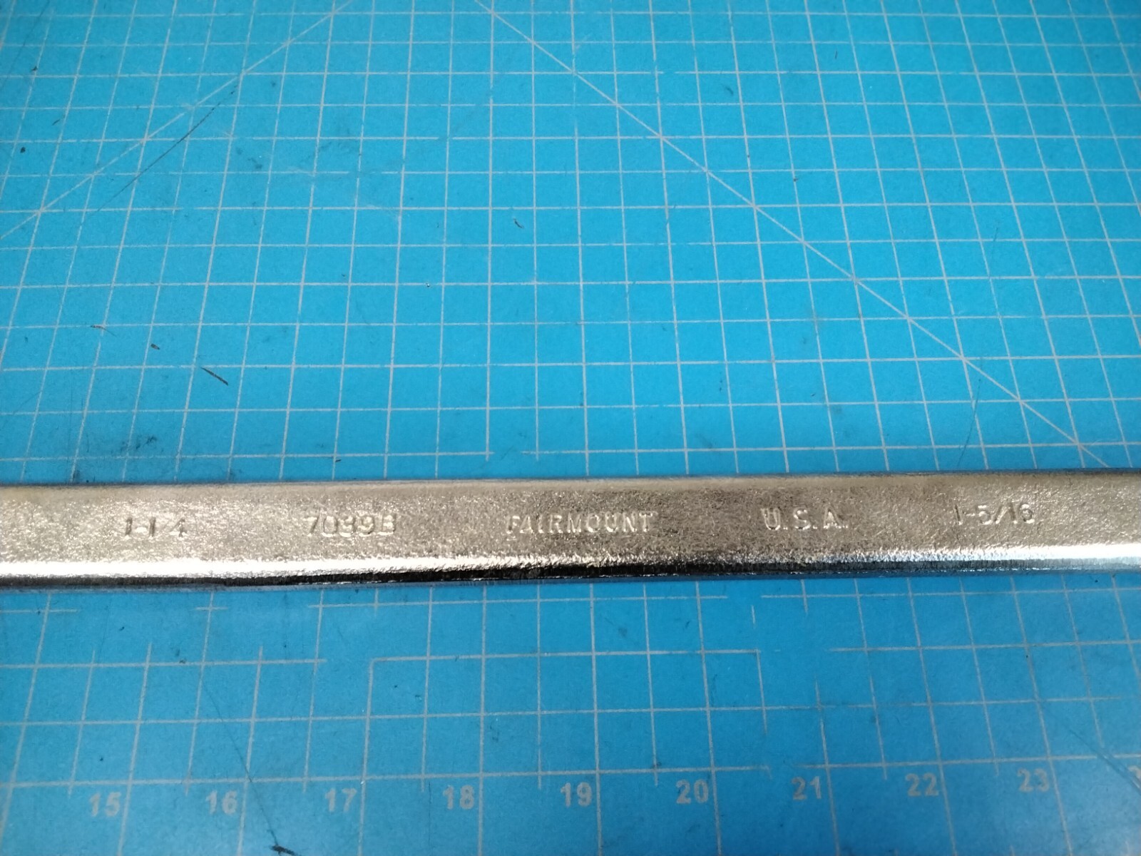 Fairmont Double Box End Wrench 7039B 1-1/4 x 1-5/16 12PT