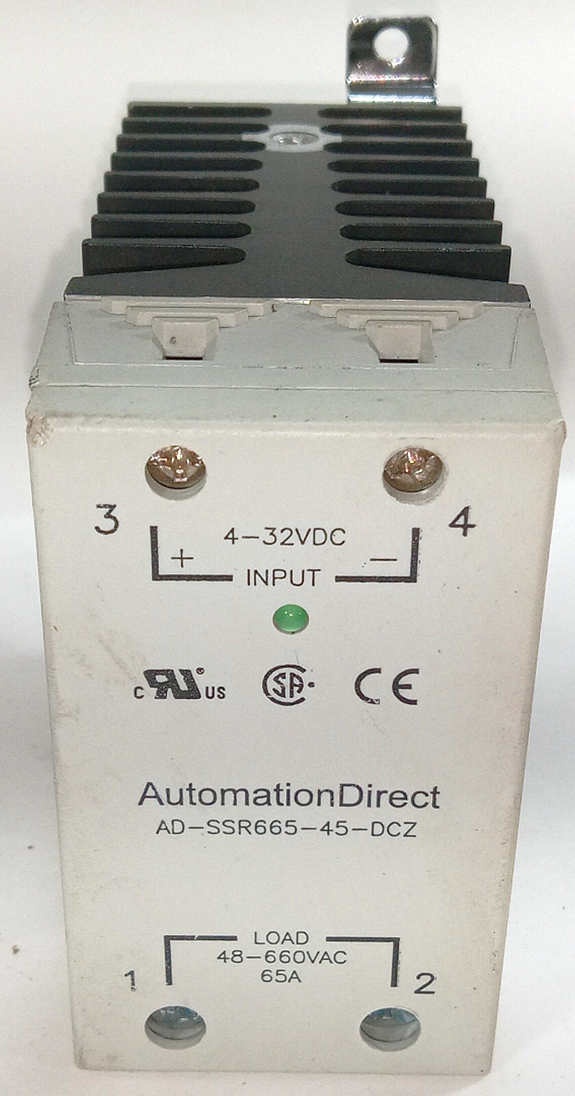 1 USED AUTOMATION DIRECT AD-SSR665-45-DCZ SOLID STATE RELAY ***MAKE OFFER***