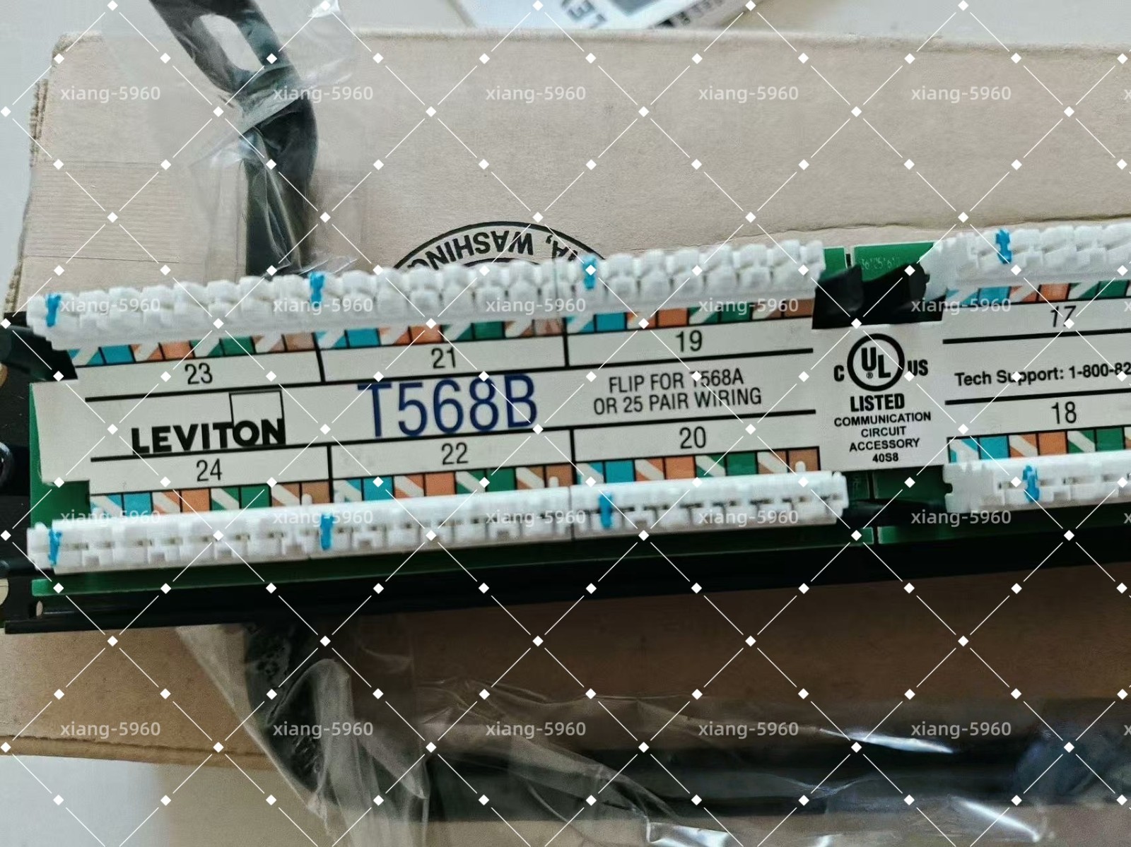 Leviton,255-5G596-U24,Universal CAT5E Patch Panel Free shipping